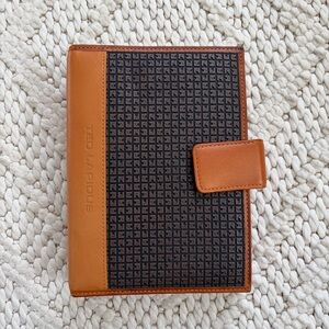 Vintage TED LAPIDUS Designer Genuine Leather Organizer Planner NEW NWOT